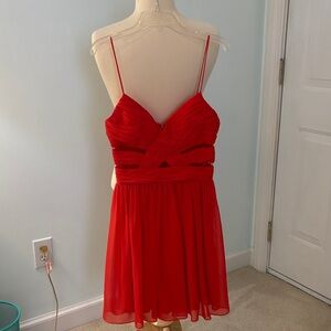 Adrianna Papell Scarlet Mini Dress